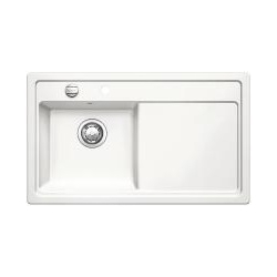 Zlewozmywak Blanco ZENAR 45S lewa komora z korkiem automatycznym biały połysk 517189